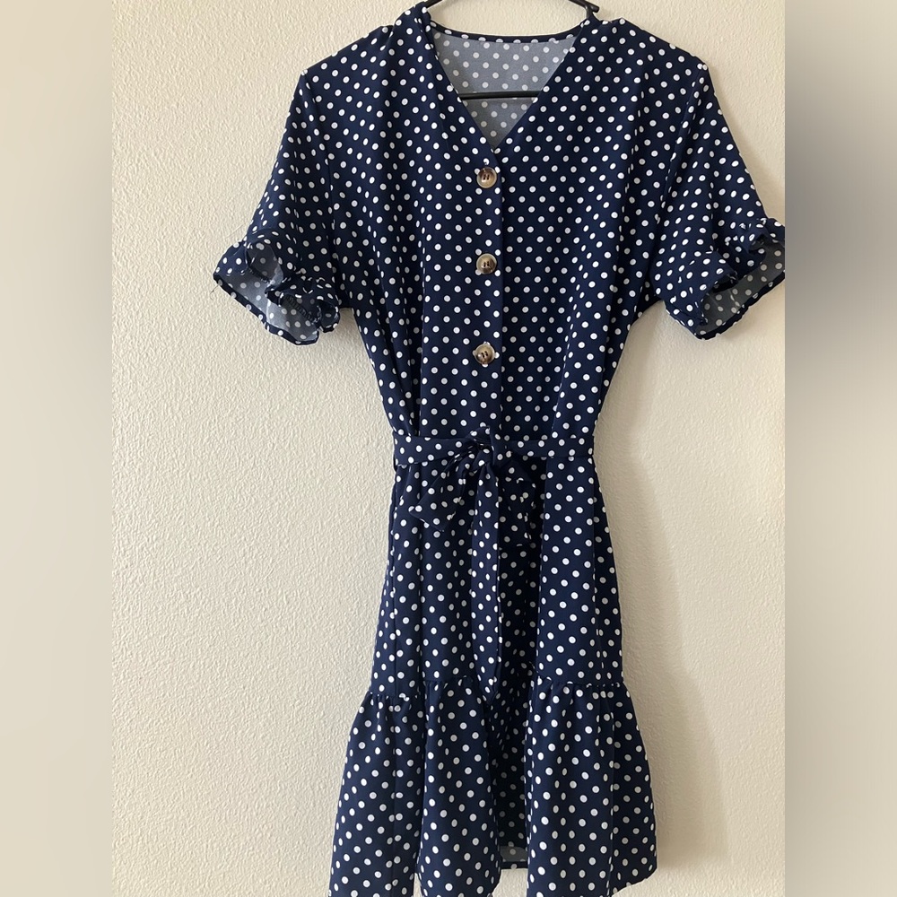 🌸 3/$15 SHEIN polka dot dress - Picture 5 of 11